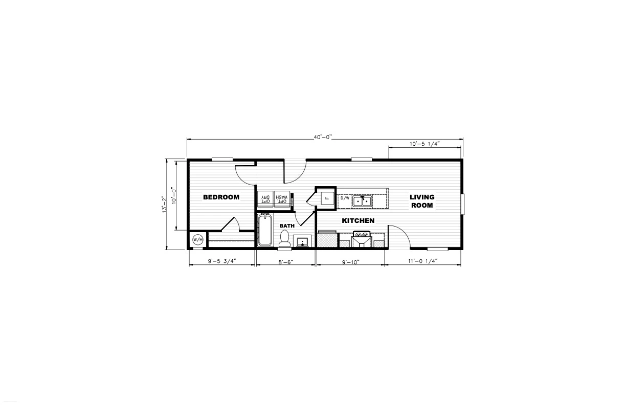 Del Mar ADU — Floor Plan