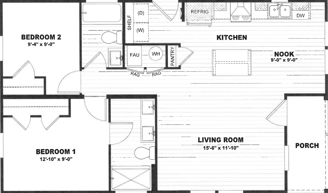 Tap to enlarge Encanto ADU floor plan