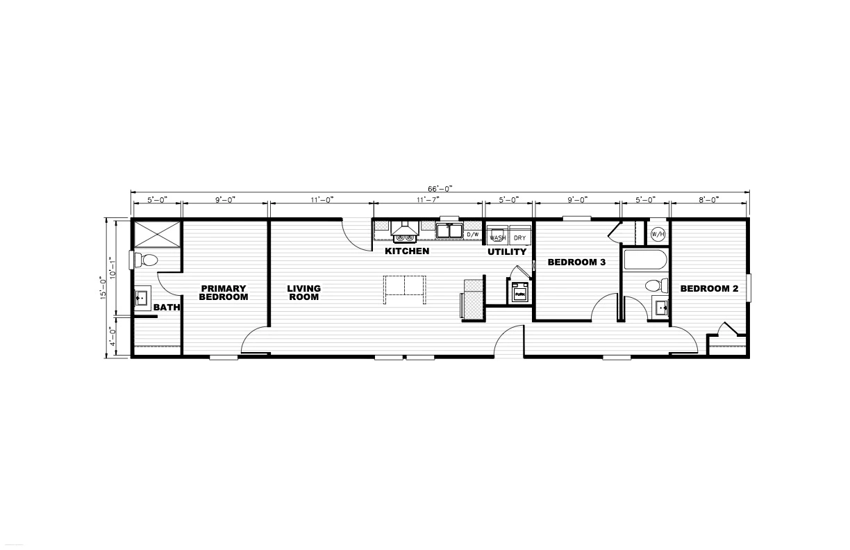 Oceanside ADU — Floor Plan