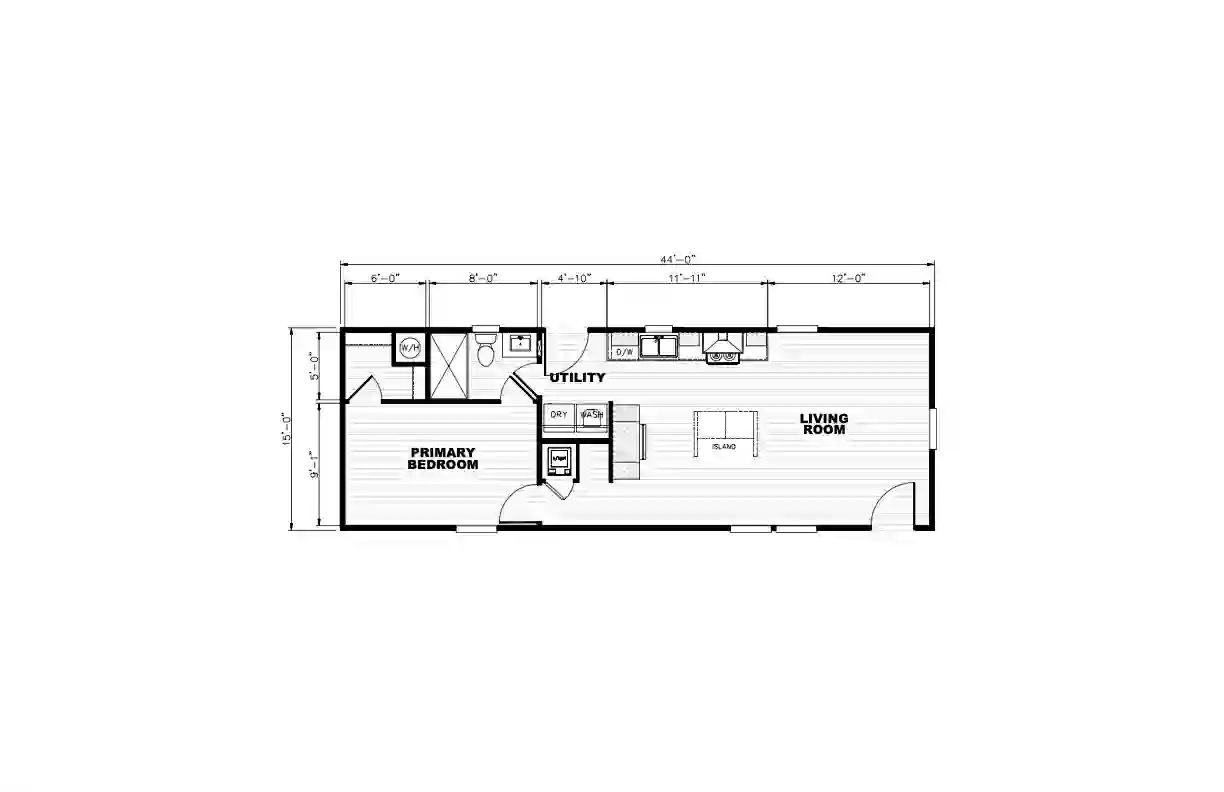 Point Loma ADU — Floor Plan