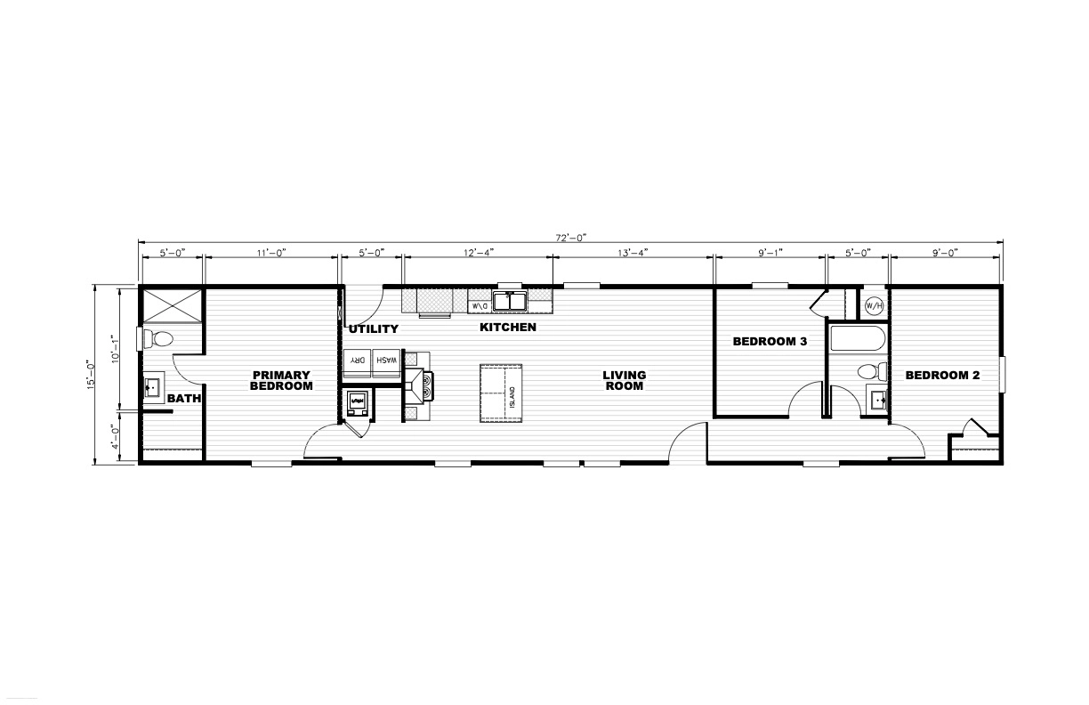 Sunstone ADU — Floor Plan