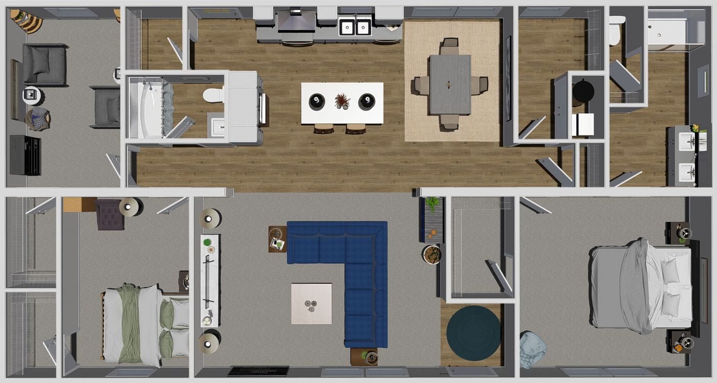 Limelight Prefab Home — Floor Plan