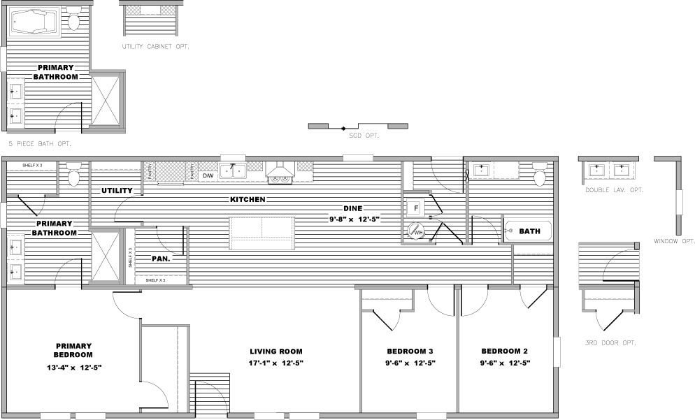 Wonderful World Prefab Home — Floor Plan